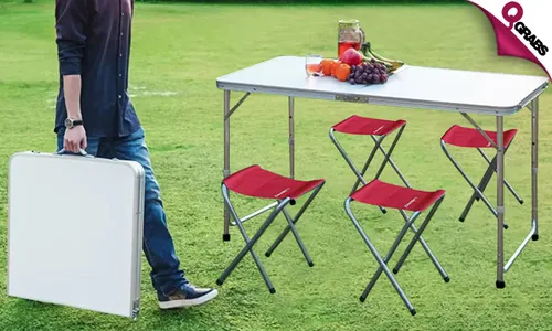 Foldable Table & Chairs Set!